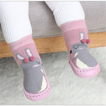 Load image into Gallery viewer, Unisex Baby Cartoon Thick Cotton Winter Sock with Rubber Soles freeshipping - Tyche Ace
