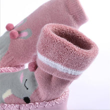 Load image into Gallery viewer, Unisex Baby Cartoon Thick Cotton Winter Sock with Rubber Soles freeshipping - Tyche Ace