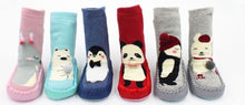 Load image into Gallery viewer, Unisex Baby Cartoon Thick Cotton Winter Sock with Rubber Soles freeshipping - Tyche Ace