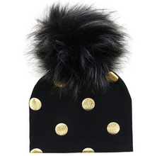 Load image into Gallery viewer, Unisex Baby Faux Pompom Warm Winter Cotton Hats freeshipping - Tyche Ace