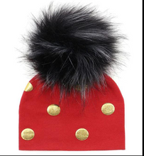 Load image into Gallery viewer, Unisex Baby Faux Pompom Warm Winter Cotton Hats freeshipping - Tyche Ace