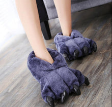 Load image into Gallery viewer, Unisex Bigfoot Creative Chunky Warm Paw Faux Fur Indoor Slippers freeshipping - Tyche Ace