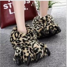 Load image into Gallery viewer, Unisex Bigfoot Creative Chunky Warm Paw Faux Fur Indoor Slippers freeshipping - Tyche Ace