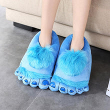 Load image into Gallery viewer, Unisex Bigfoot Creative Chunky Warm Paw Faux Fur Indoor Slippers freeshipping - Tyche Ace