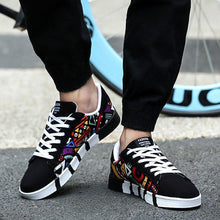 Load image into Gallery viewer, Unisex Casual Graffiti Print Vulcanised Canvas Shoes freeshipping - Tyche Ace