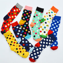 Load image into Gallery viewer, Unisex Colourful Classic dot Pattern Cotton Happy Socks freeshipping - Tyche Ace