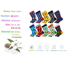 Load image into Gallery viewer, Unisex Colourful Classic dot Pattern Cotton Happy Socks freeshipping - Tyche Ace