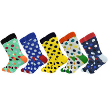 Load image into Gallery viewer, Unisex Colourful Classic dot Pattern Cotton Happy Socks freeshipping - Tyche Ace