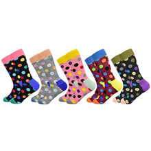 Load image into Gallery viewer, Unisex Colourful Classic dot Pattern Cotton Happy Socks freeshipping - Tyche Ace