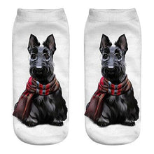 Load image into Gallery viewer, Unisex Cotton Ankle 3D Print Dogs Pattern Design Socks freeshipping - Tyche Ace