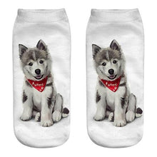 Load image into Gallery viewer, Unisex Cotton Ankle 3D Print Dogs Pattern Design Socks freeshipping - Tyche Ace