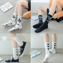 Load image into Gallery viewer, Unisex Cotton Floral Breathable Crew Socks freeshipping - Tyche Ace