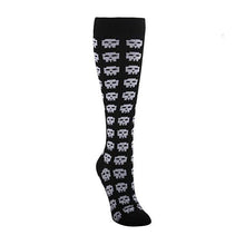 Load image into Gallery viewer, Unisex Elastic Sugar Skull Sports Pressure Compression Stockings freeshipping - Tyche Ace
