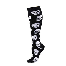 Load image into Gallery viewer, Unisex Elastic Sugar Skull Sports Pressure Compression Stockings freeshipping - Tyche Ace