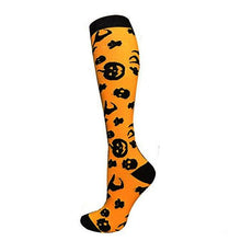 Load image into Gallery viewer, Unisex Elastic Sugar Skull Sports Pressure Compression Stockings freeshipping - Tyche Ace