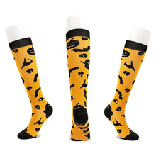 Load image into Gallery viewer, Unisex Elastic Sugar Skull Sports Pressure Compression Stockings freeshipping - Tyche Ace