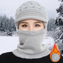 Load image into Gallery viewer, Unisex Fleece Breathable Wool Knitted Winter Hat Beanies Scarf freeshipping - Tyche Ace