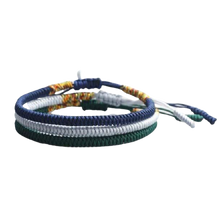 Load image into Gallery viewer, Unisex Handmade  Multi Colour Tibetan Buddhist Good Lucky Charm Bracelet Set freeshipping - Tyche Ace