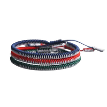 Load image into Gallery viewer, Unisex Handmade  Multi Colour Tibetan Buddhist Good Lucky Charm Bracelet Set freeshipping - Tyche Ace