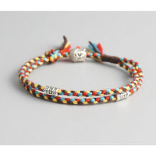 Load image into Gallery viewer, Handmade Tibetan Buddhist Lucky Woven Custom Bracelets For Women freeshipping - Tyche Ace