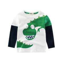 Load image into Gallery viewer, Unisex Kids Cotton Long Sleeve Cartoon Images Design T-Shirts freeshipping - Tyche Ace