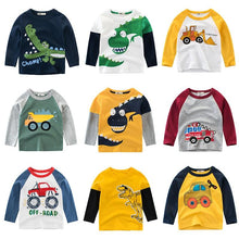 Load image into Gallery viewer, Unisex Kids Cotton Long Sleeve Cartoon Images Design T-Shirts freeshipping - Tyche Ace