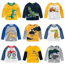 Load image into Gallery viewer, Unisex Kids Cotton Long Sleeve Cartoon Images Design T-Shirts freeshipping - Tyche Ace