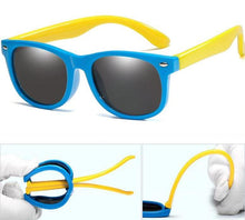 Load image into Gallery viewer, Unisex Kids Silicone Fashion Polarized Flexible Sunglasses freeshipping - Tyche Ace