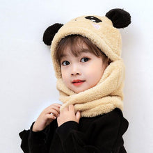 Load image into Gallery viewer, Unisex Kids Winter Fleece Cartoon Hat Scarf freeshipping - Tyche Ace