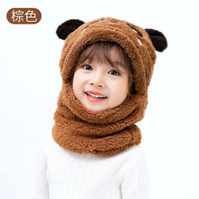 Load image into Gallery viewer, Unisex Kids Winter Fleece Cartoon Hat Scarf freeshipping - Tyche Ace