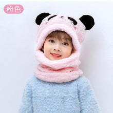 Load image into Gallery viewer, Unisex Kids Winter Fleece Cartoon Hat Scarf freeshipping - Tyche Ace