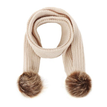 Load image into Gallery viewer, Unisex Warm Knitted Double Pompom Hats And Scarf Set freeshipping - Tyche Ace