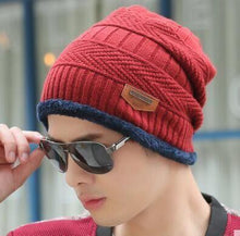 Load image into Gallery viewer, Unisex Knitted Warm Winter Bonnet Skullies Beanies freeshipping - Tyche Ace