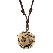 Load image into Gallery viewer, Unisex Leather Boxing Gloves Pendant Necklaces freeshipping - Tyche Ace