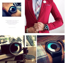 Load image into Gallery viewer, Unisex Minimalist Northern Lights Inspired quartz colourful casual watches freeshipping - Tyche Ace