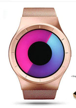 Load image into Gallery viewer, Unisex Minimalist Northern Lights Inspired quartz colourful casual watches freeshipping - Tyche Ace