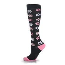 Load image into Gallery viewer, Unisex Multi Colour Happy Compression Stockings freeshipping - Tyche Ace