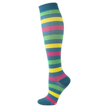 Load image into Gallery viewer, Unisex Multi Colour Happy Compression Stockings freeshipping - Tyche Ace