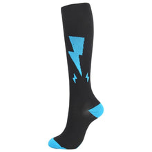 Load image into Gallery viewer, Unisex Multi Colour Happy Compression Stockings freeshipping - Tyche Ace