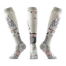 Load image into Gallery viewer, Unisex Multi Colour Happy Compression Stockings freeshipping - Tyche Ace