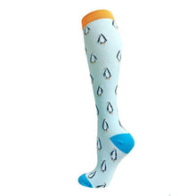 Load image into Gallery viewer, Unisex Multi Colour Happy Compression Stockings freeshipping - Tyche Ace