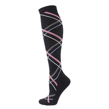 Load image into Gallery viewer, Unisex Multi Colour Happy Compression Stockings freeshipping - Tyche Ace