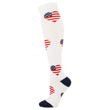 Load image into Gallery viewer, Unisex Multi Colour Happy Compression Stockings freeshipping - Tyche Ace