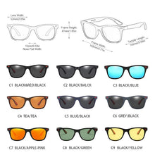 Load image into Gallery viewer, Unisex Stylish Polarised Classic Square Driving Sun Glasses freeshipping - Tyche Ace