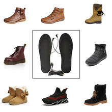 Load image into Gallery viewer, Unisex USB Electric Heated Winter Warm Washable Thermal Shoe Insoles freeshipping - Tyche Ace