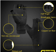 Load image into Gallery viewer, Unisex Windproof Arthritis Carpal Tunnel Joint Pain Copper Infused Compression Gloves freeshipping - Tyche Ace