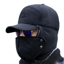 Load image into Gallery viewer, Unisex Winter Thick Cotton Faux Fur Earflap Balaclava Bomber Hat freeshipping - Tyche Ace