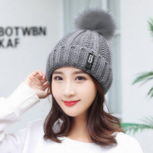 Load image into Gallery viewer, Unisex Winter Warm Fleece Balaclava Knitted Hat and Neck Warmer Sets freeshipping - Tyche Ace