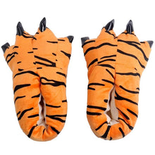 Load image into Gallery viewer, Unisex Winter Warm Soft Indoor Creative Animal Paws Plush Slippers freeshipping - Tyche Ace