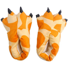 Load image into Gallery viewer, Unisex Winter Warm Soft Indoor Creative Animal Paws Plush Slippers freeshipping - Tyche Ace